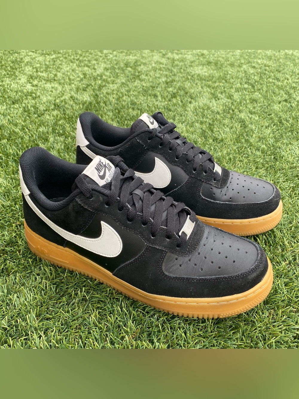 Nike Air Force 1 '07 LV8 Shoes Black Summit White FQ8714-004 Men's Sz US SZ 9